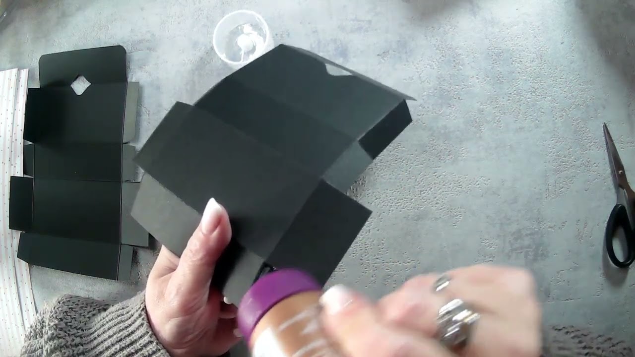 Ziehharmonika Box # Actionpapier # zum Hinstellen