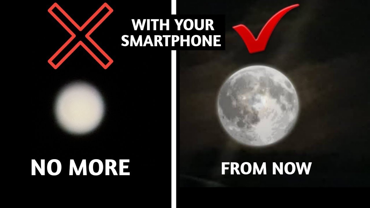 Best way to take moon picture with your smartphone [2016-17 smartphone ]