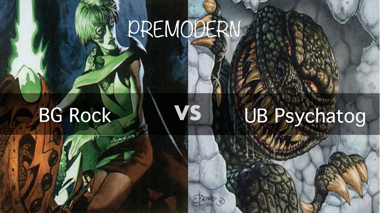 BG Rock vs UB Psychatog | Premodern | Round 3