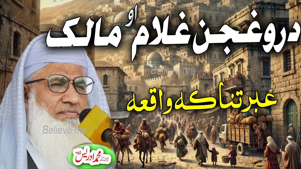 Molana idrees new jumah pashto bayan 2025 Daroghjan ghulam ao malik ibratnaka waqia