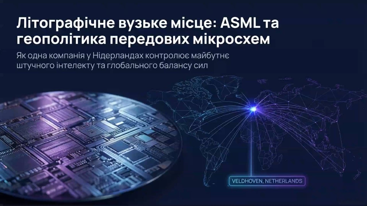 Літографічне вузьке місце: ASML та геополітика передових мікросхем
