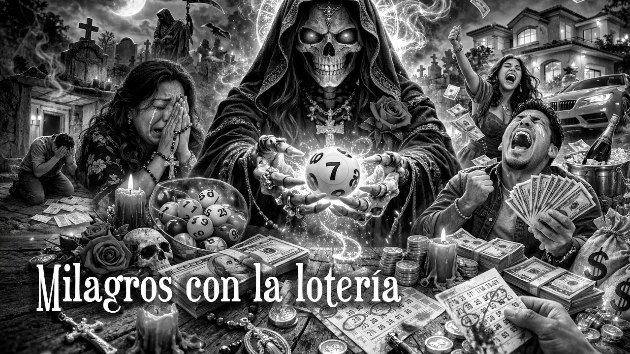 Milagros Prohibidos de la Santa Muerte 💀 Personas que Ganaron la Lotería
