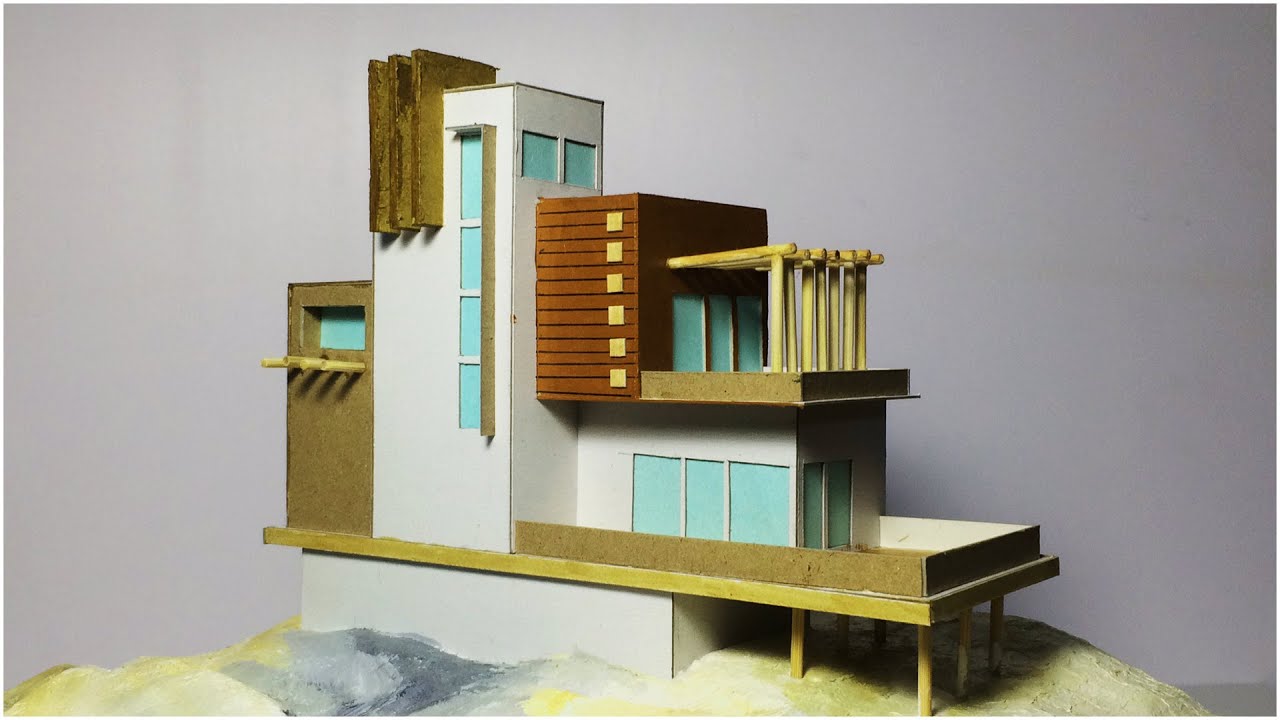 MODEL MAKING OF MODERN ARCHITECTURAL BUILDING #2
