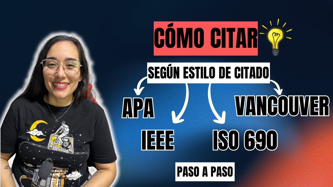 📚Guía para citar según estilo de citado APA 7, Vancouver, ISO 690, IEEE. PASO A PASO✅