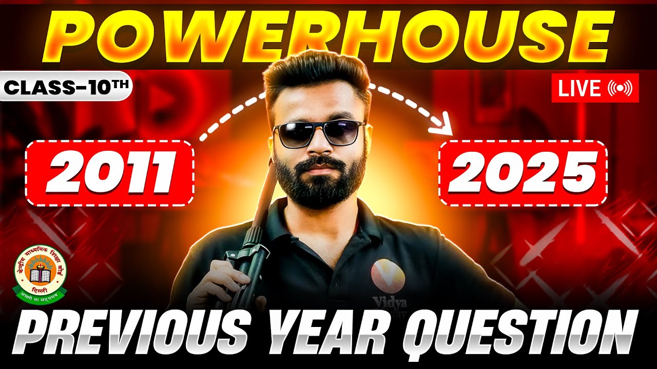 Class 10 Maths PYQs SOLVED 🔥 | All Previous Year Questions | POWERHOUSE Series | Kishore Sir