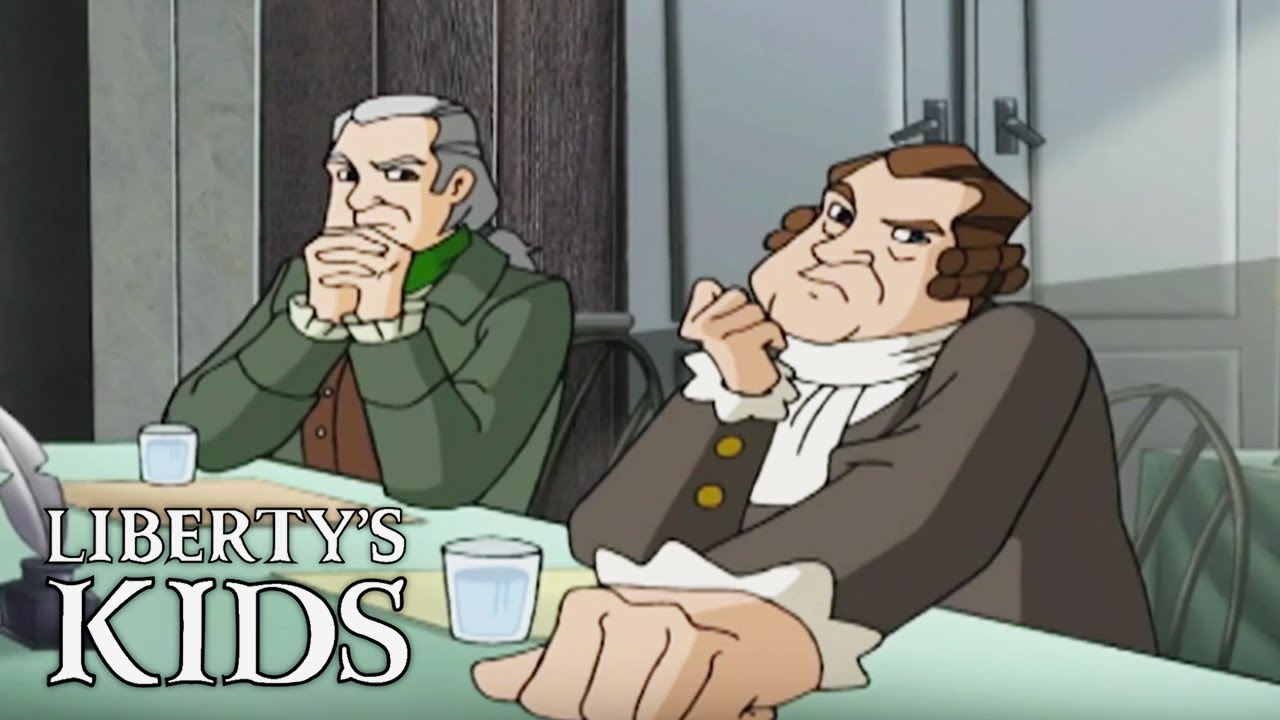 Liberty's Kids HD 108 - The Second Continental Congress | History Cartoons for Children