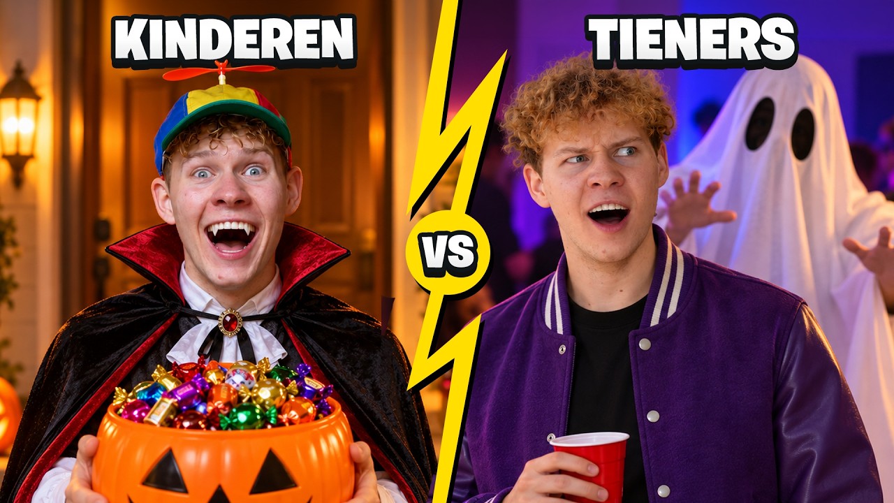 Halloween voor Kinderen VS Tieners  🎃👻