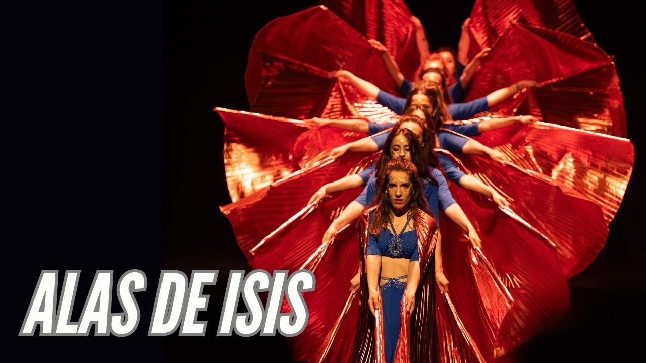 Danza del vientre con alas de isis - Muestra alumnas 2024 - Escuela danza Sara Guirado