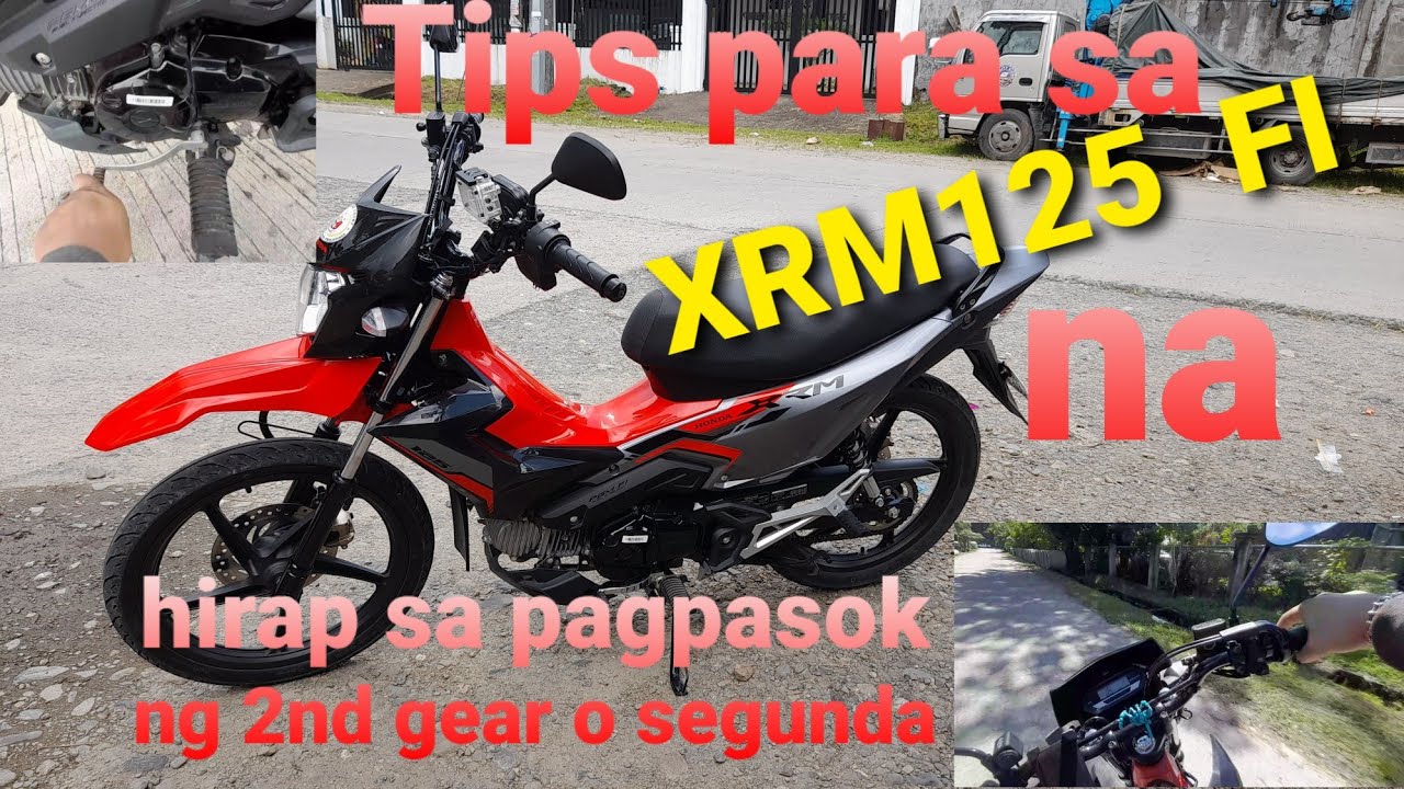 XRM125 FI, 2nd gear Hard shifting problem? here's how!