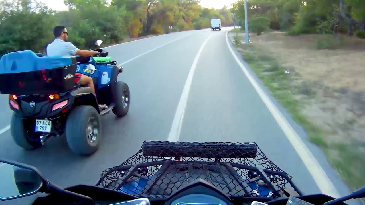 Cfmoto Cforce 550 ve Cforce 450 Atv ile Ormanda hız ve dik kum tepesi testleri - Atv Quad Offroad