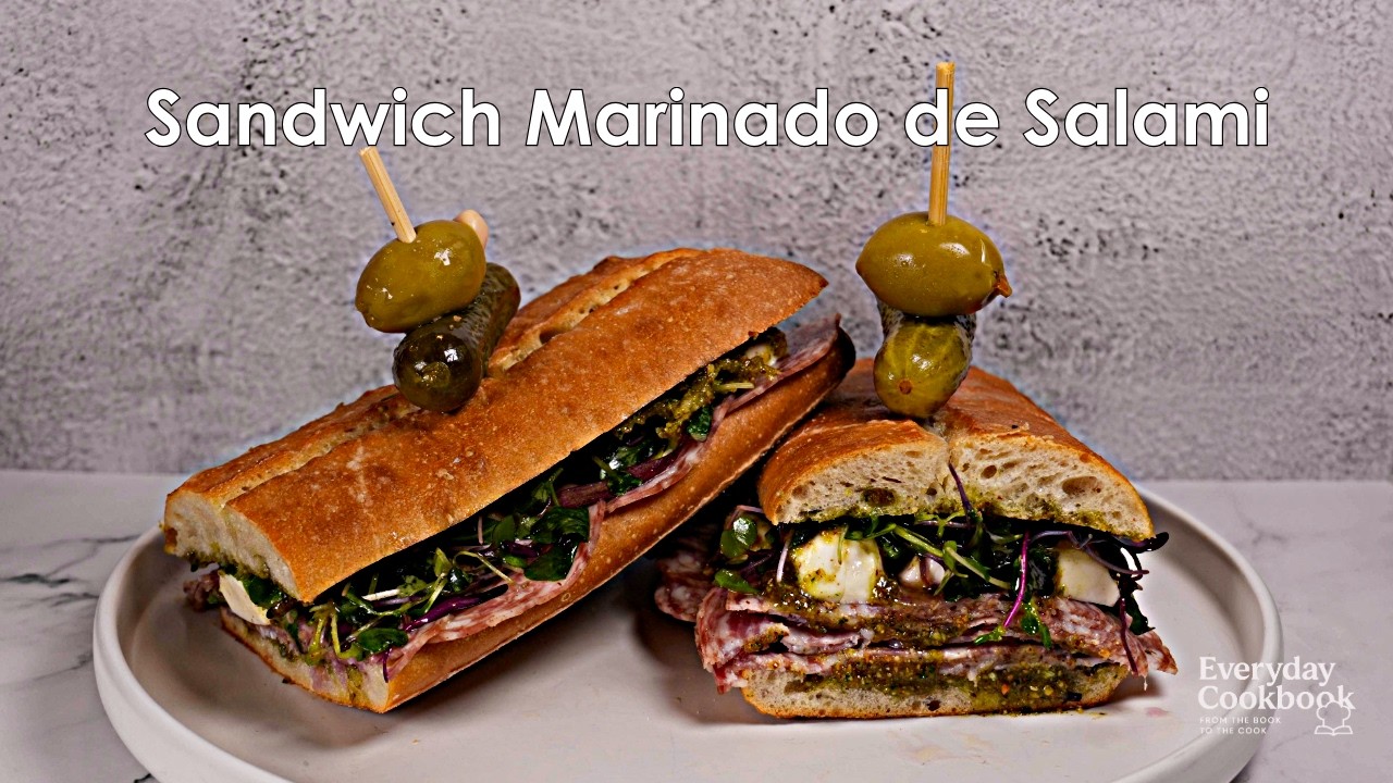 Sandwich Marinado de Salami - Giada de Laurentiis - Giada's Italy