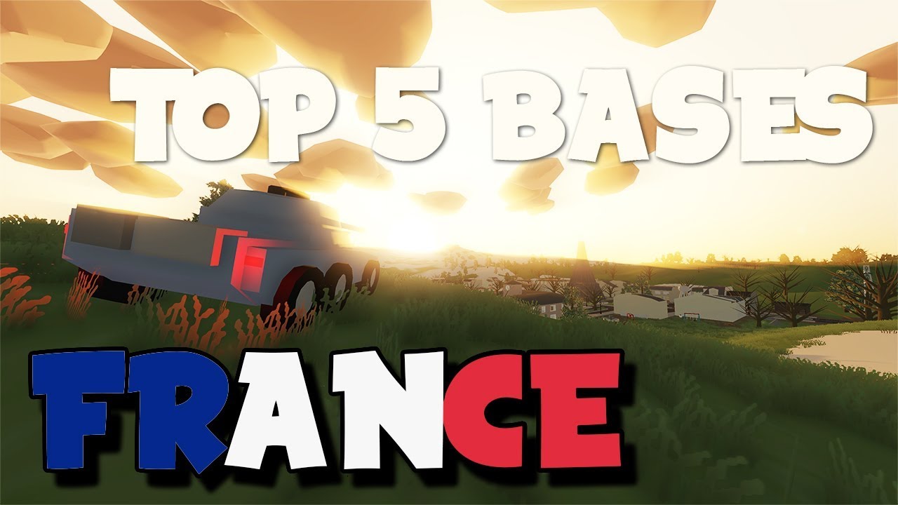 Топ-5 мест для размещения базы в Unturned во Франции