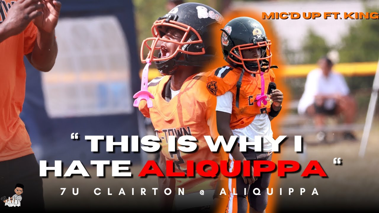 HEATED 🔥 Mic’d Up ft  King | 7U Clairton & Aliquippa Already Don’t Like Each Other!” 2025