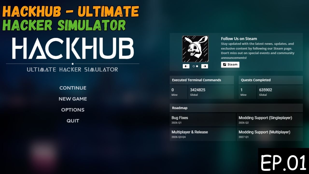 learning to hack... kinda | hackhub - ultimate hacker simulator | live | first look