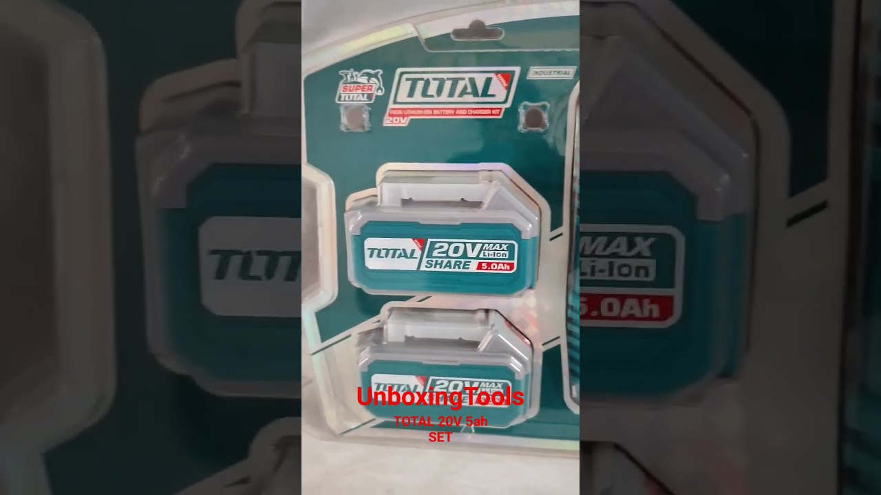 TOTAL 20V 5ah Set   #unboxingtools #unboxing #unboxingtoys #totaltools #totaltoolsworld