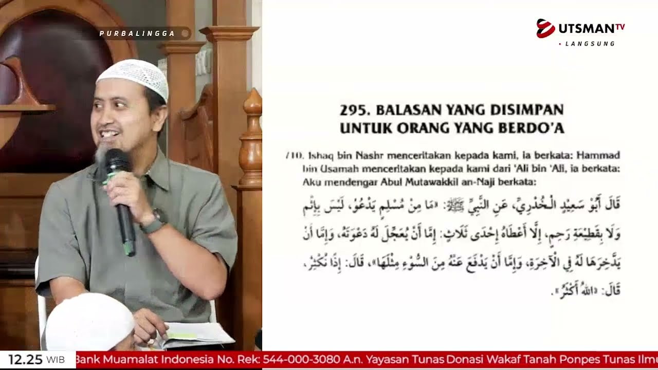LIVE Balasan Yang Disimpan Untuk Orang Yang Berdoa  - Ustadz Abdullah Zaen, Lc. M.A.