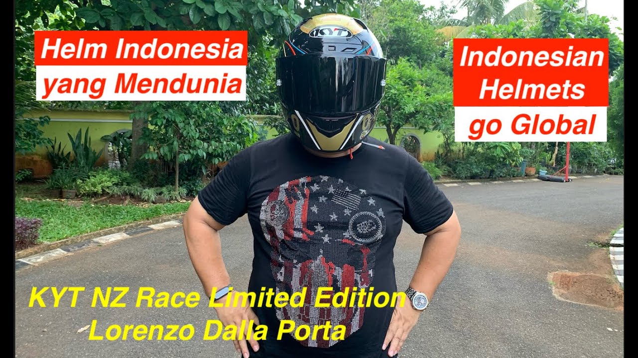 Helm Indonesia yang Mendunia - KYT NZ Race Limited Edition Lorenzo Dalla Porta