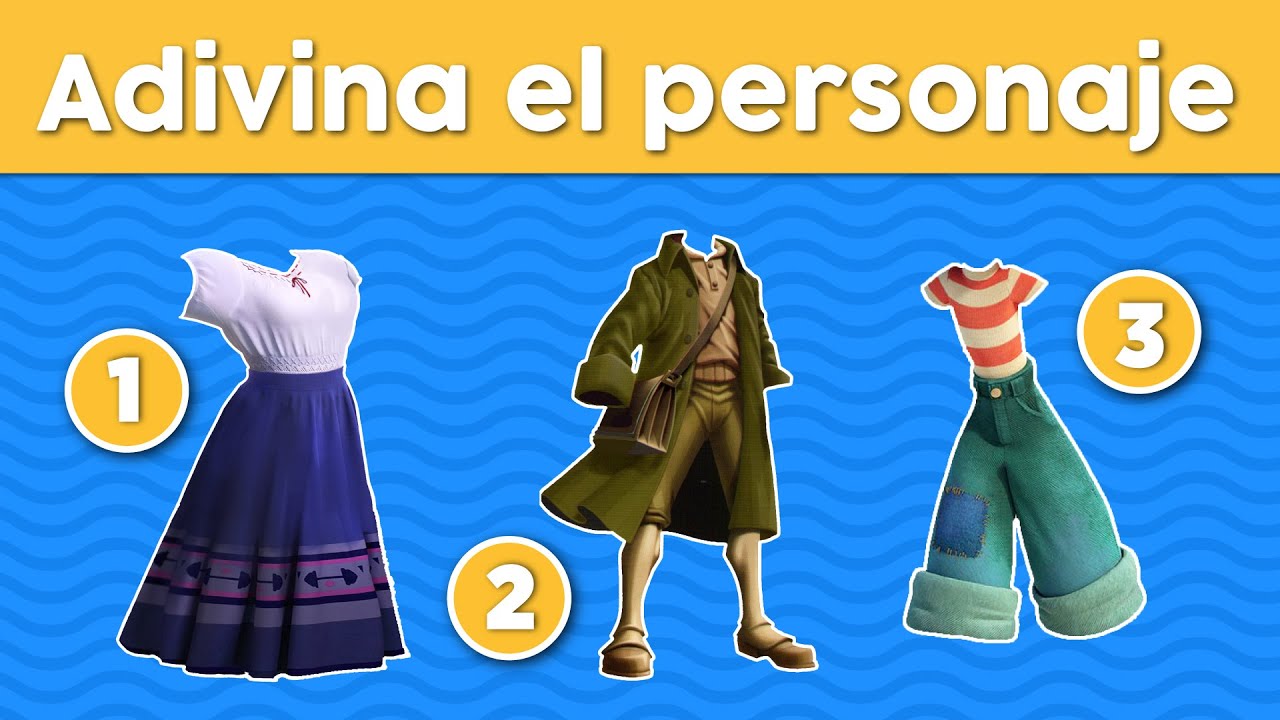 ADIVINA EL PERSONAJE DE DISNEY POR SU ROPA! 👚👀
