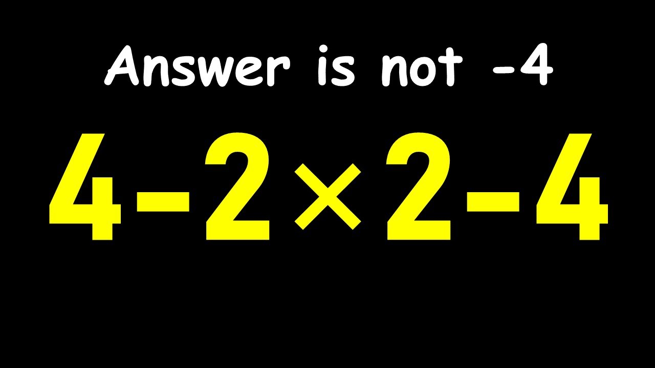This Simple Math Problem Will Surprise You!