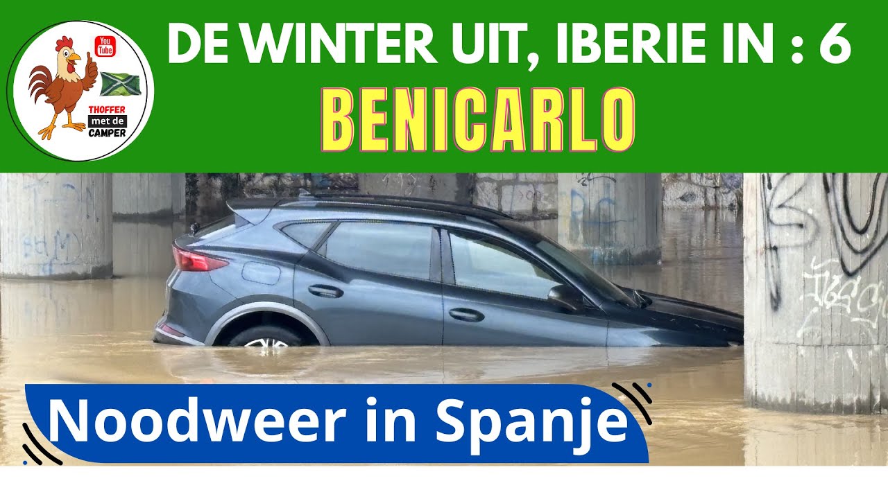 #campervlog 241-26 Camping Algeria del Mar #Benicarlo met heel veel regen