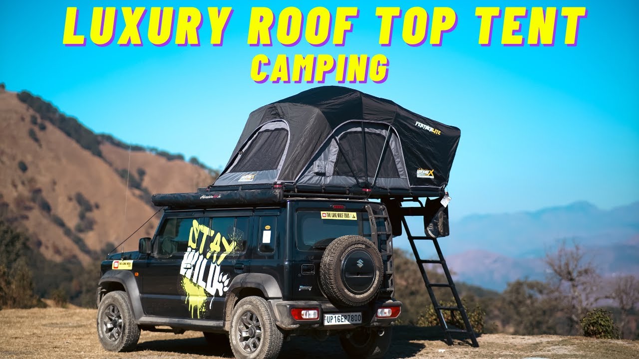 Camping in STYLE with a Luxury Roof Top Tent on my Jimny 5 Door