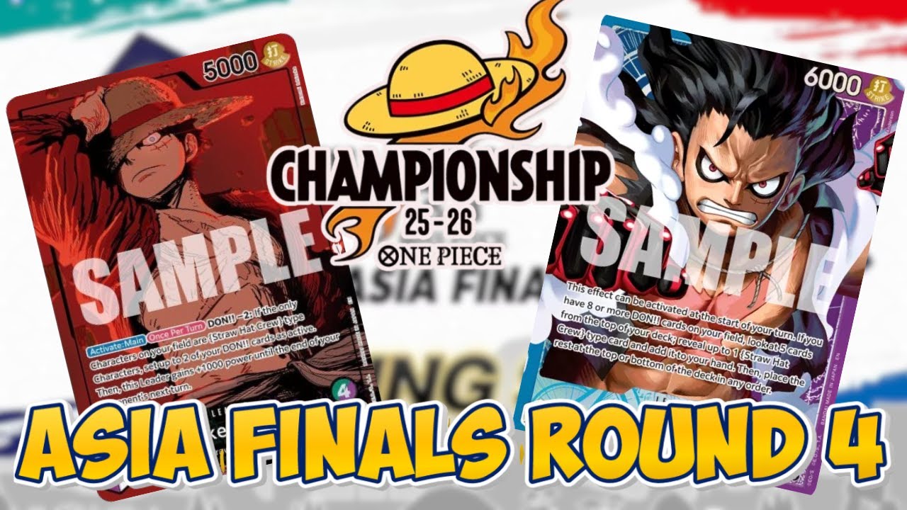 🔥 EB02 LUFFY VS OP11 LUFFY — META BREAKDOWN ASIA FINALS Round 1| Commentary One Piece Card Game