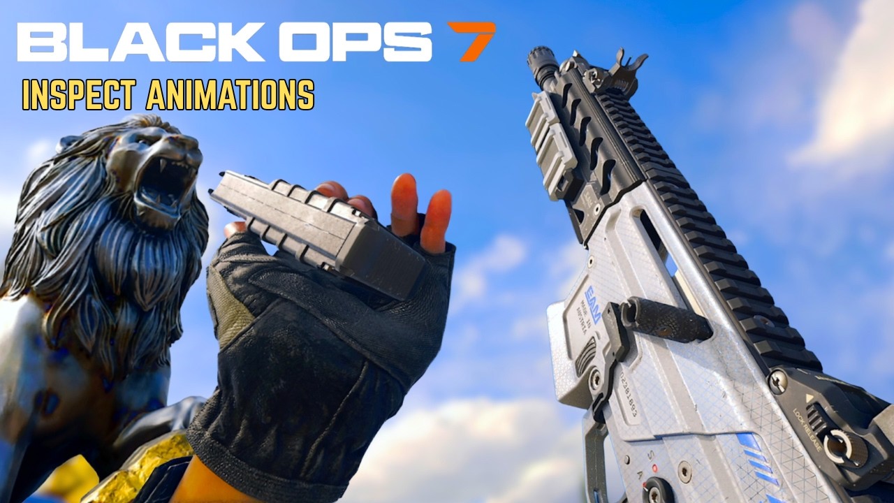 Call of Duty : Black Ops 7 - All Weapons Empty Inspect Animations