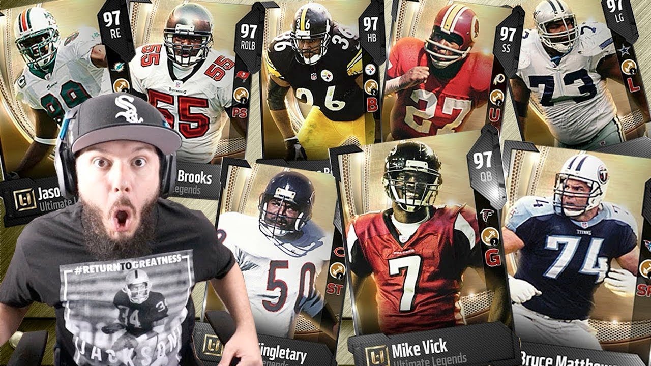 OMG 10 ULTIMATE LEGENDS!! 3 FULL ULIMATE LEGENDS | MADDEN 18 PACK OPENING