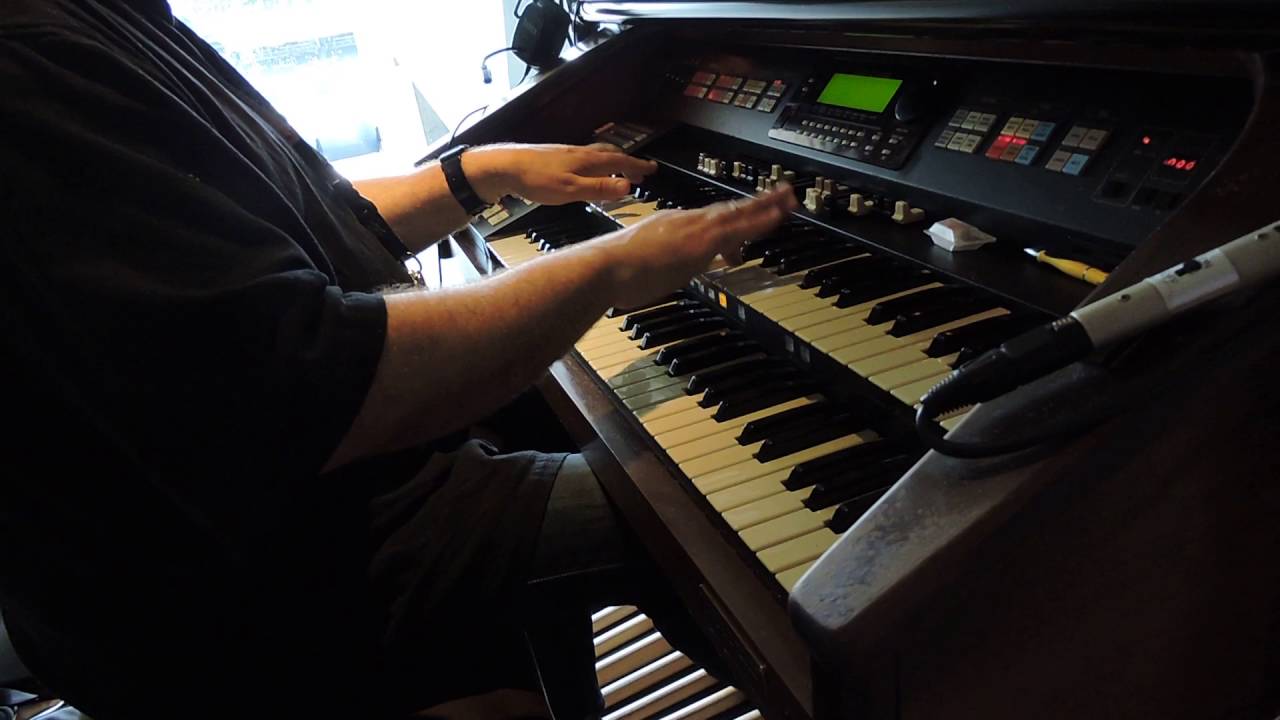 Ed Alstrom on the Hammond Organ at Yankee Stadium