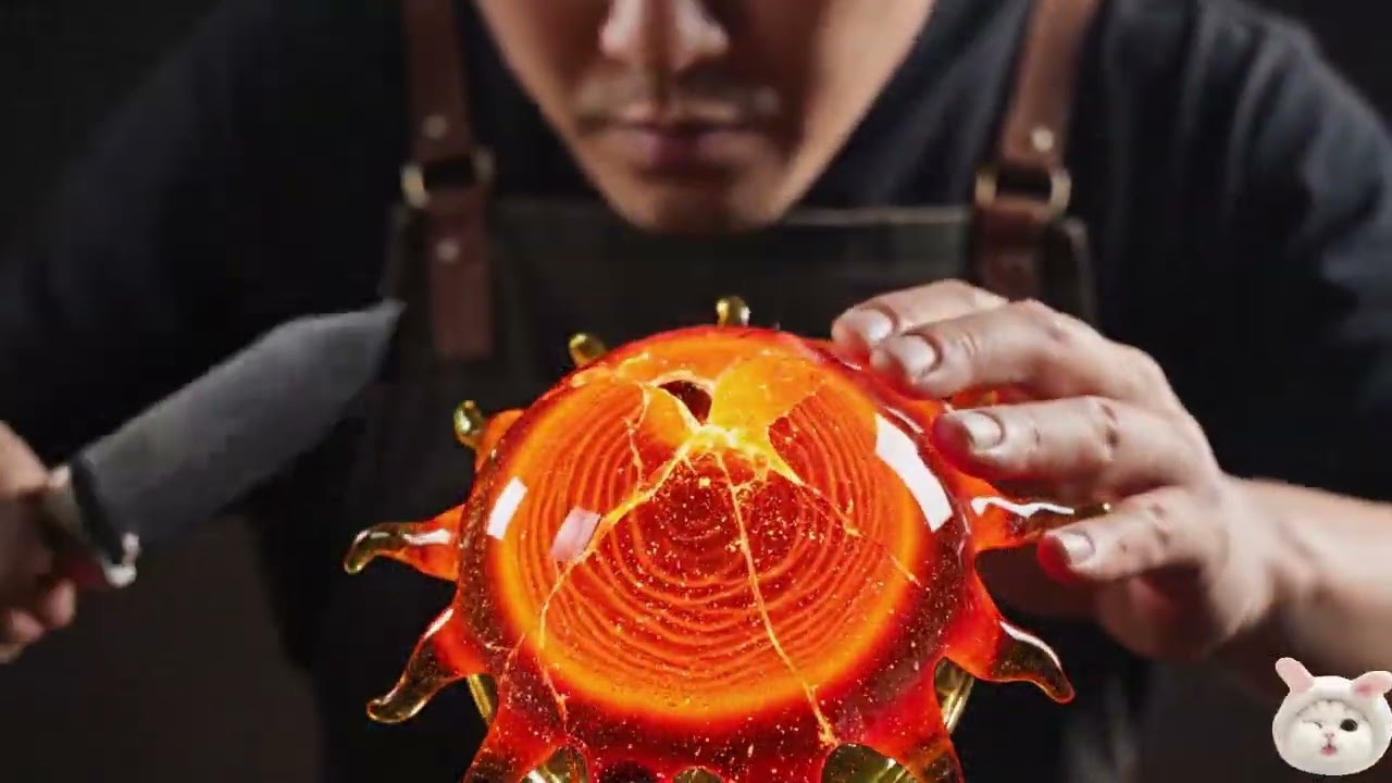 Glass Fruit ASMR 🧊🍊 | AI Satisfying & Relaxing Sounds