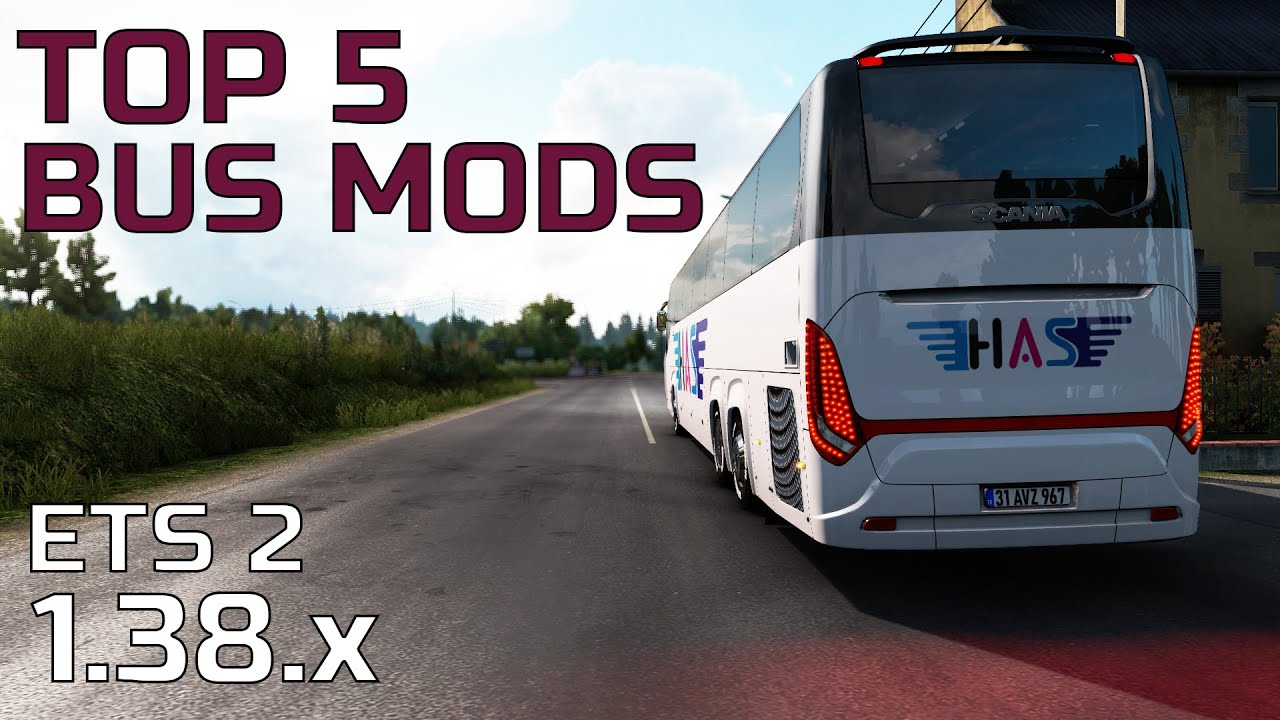 TOP 5 BUS MODS - ETS 2 - 1.38.x