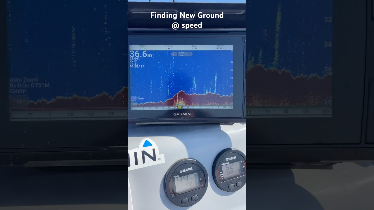 Garmin Echomap Ultra @ speed finding fish