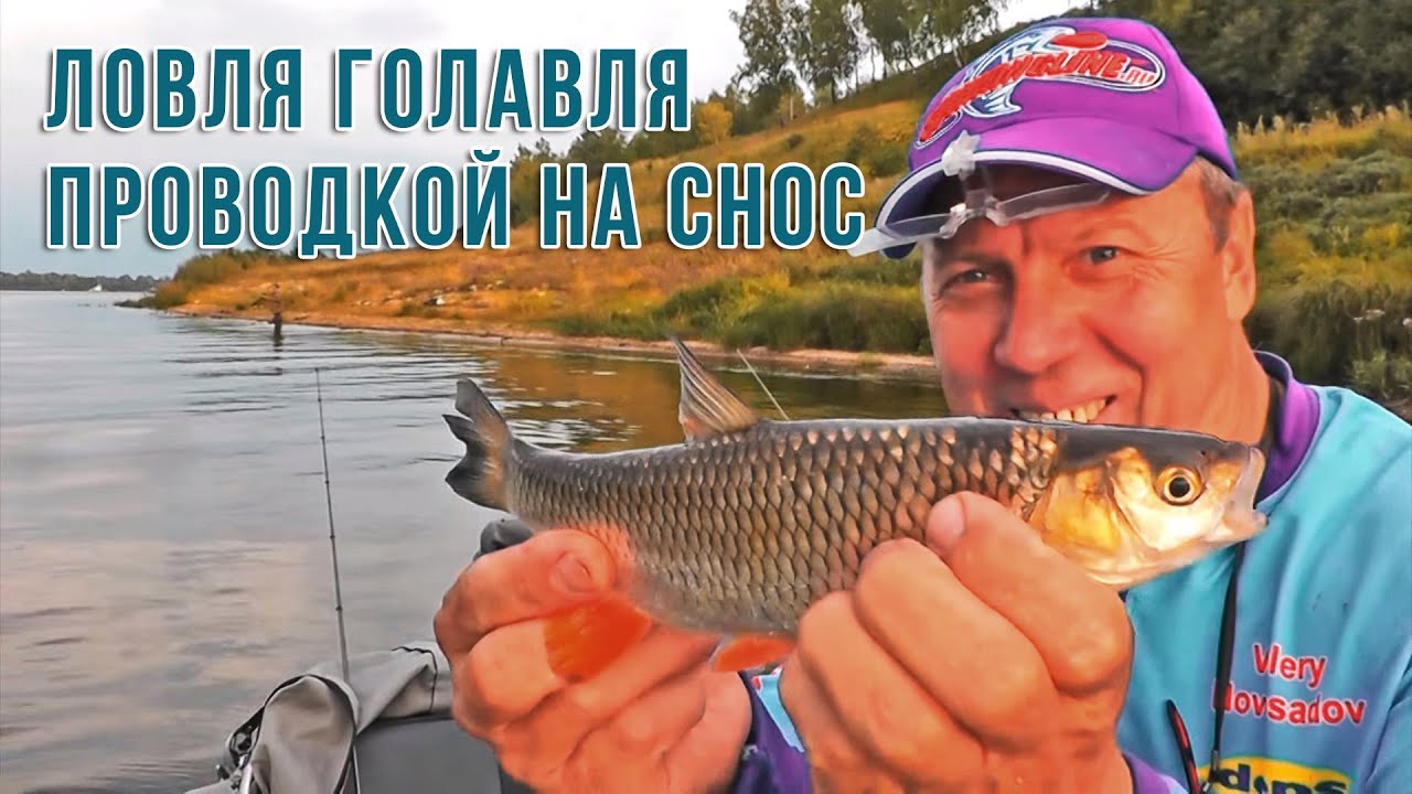 Ловля голавля проводкой на снос