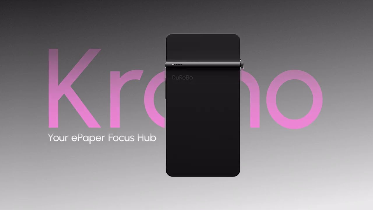 Introducing DuRoBo Krono: Your 6.13'' Smart ePaper Focus Hub