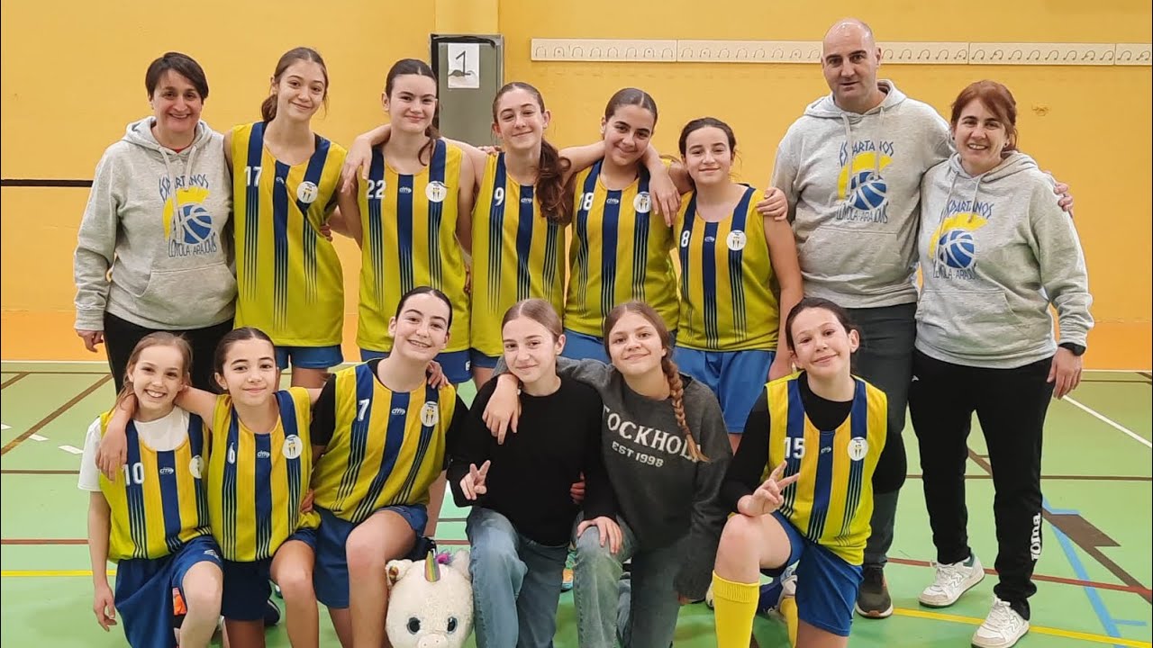 J12 Loyola Aranjuez 26-7 Saltium Alcorcón Basket. Infantil 1 año femenino. 31-01-26. Aranjuez 