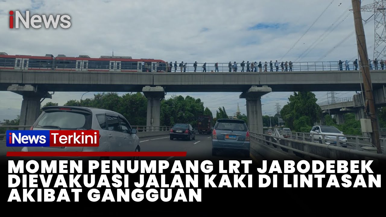 LRT Jabodebek Alami Gangguan, Penumpang Dievakuasi Jalan Kaki di Lintasan | iNews Terkini (25/10)