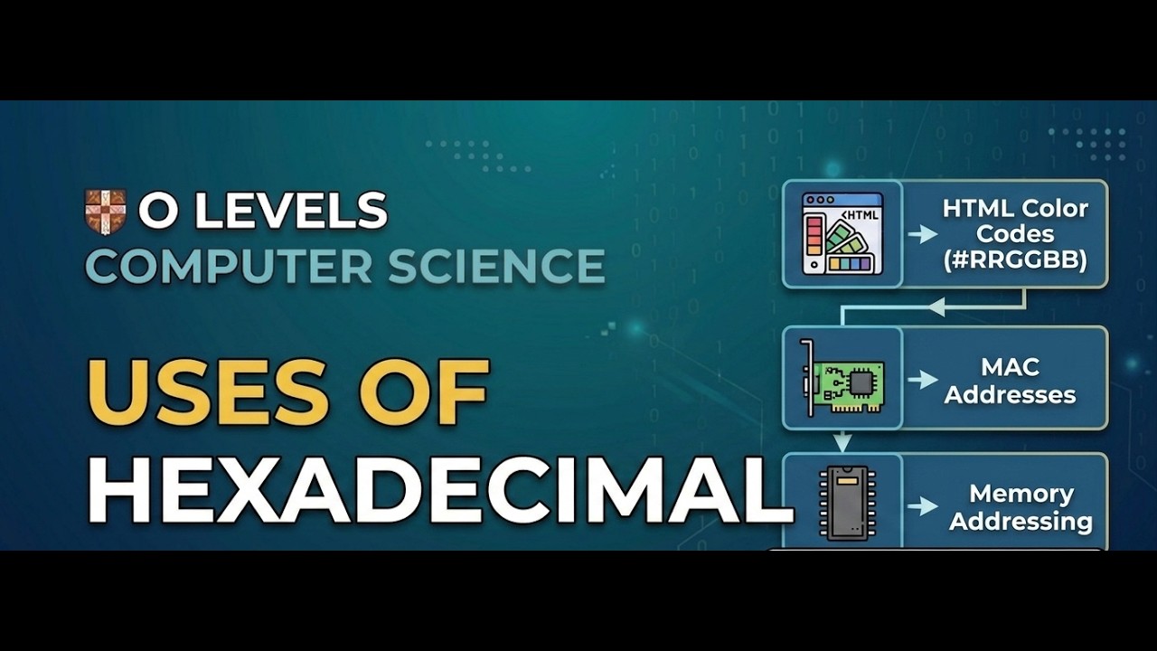 Hexadecimal number system and its uses IGCSE/OL computer sceince