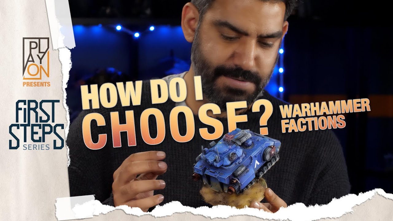 Rebecca and Rahul choose their first Armies!  First Steps into 40k.