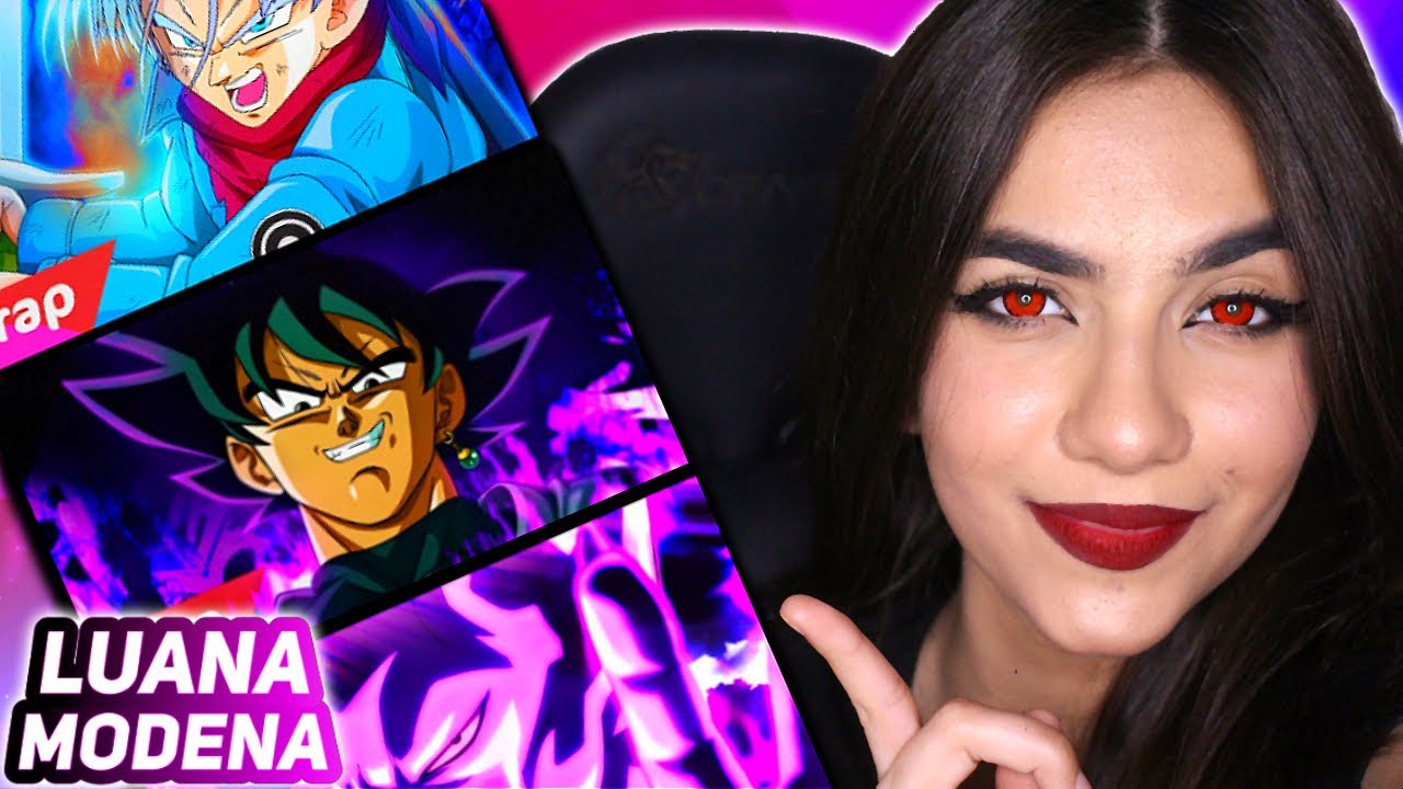 REACT 7MINUTOZ - RAP DO TRUNKS, GOKU BLACK E BILLS / Luana Modena
