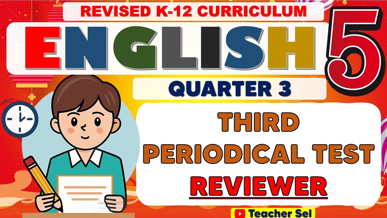 Grade 5 English 5 Third Periodical Test Reviewer (Quarter 3) Revised K-12 #reviewer #Grade5