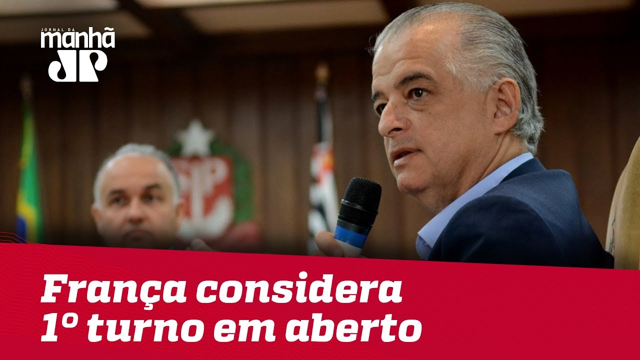 Candidato &agrave; reelei&ccedil;&atilde;o ao governo de SP, M&aacute;rcio Fran&ccedil;a considera primeiro turno em aberto