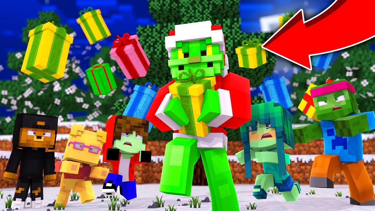 UN NOUVEAU MONSTRE THE GRINCH VOLE NOS CADEAUX DE NOËL SUR MINECRAFT ! 🎁 Énorme course poursuite !