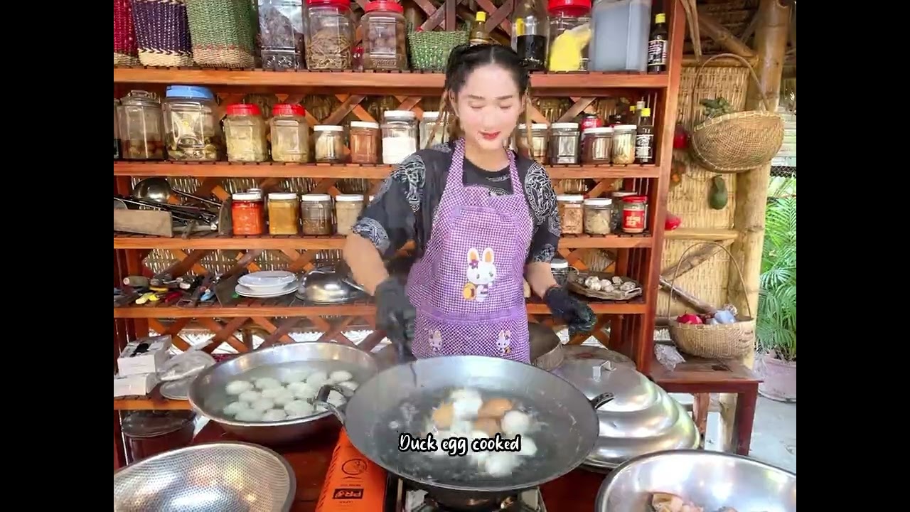 Pork stew duck egg with new style #cooking #shorts #food