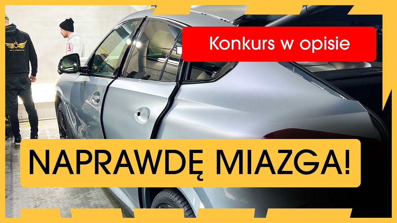 Folia PPF Pro Line Mat BMW X6 mrożenie lakieru. Zabezpieczenie lakieru folią bezbarwną matową