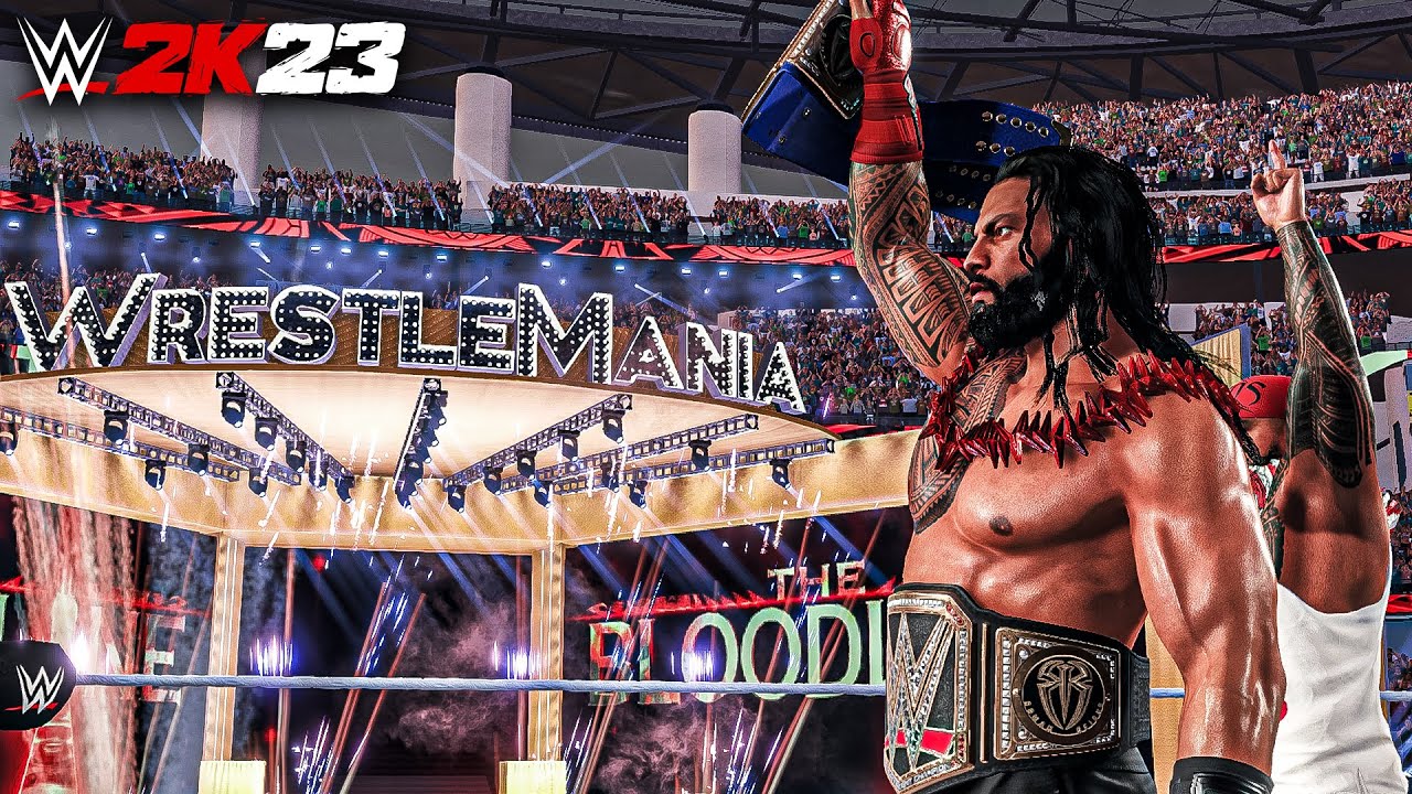 WWE 2K23 The Bloodline Updated Character Mod / WM39 Arena | WWE2K23 Mods