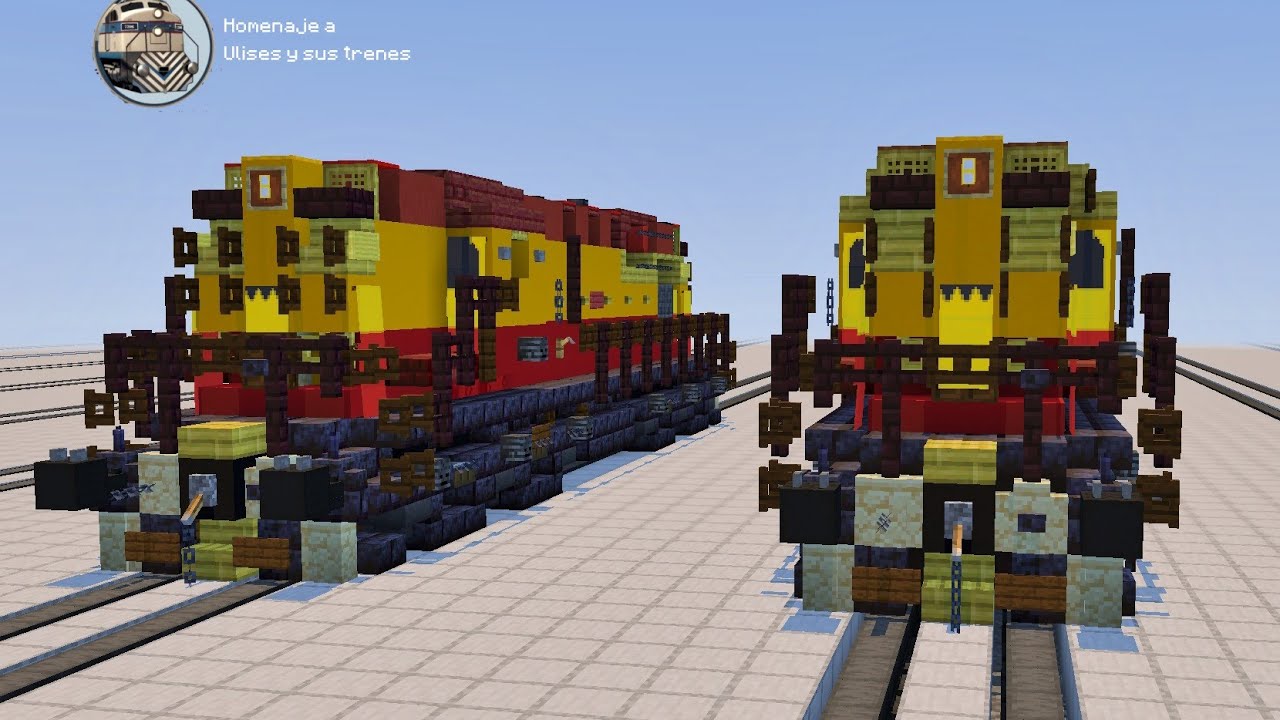 Minecraft ALCo RSD-16 de Ferrocarriles Argentinos - tutorial