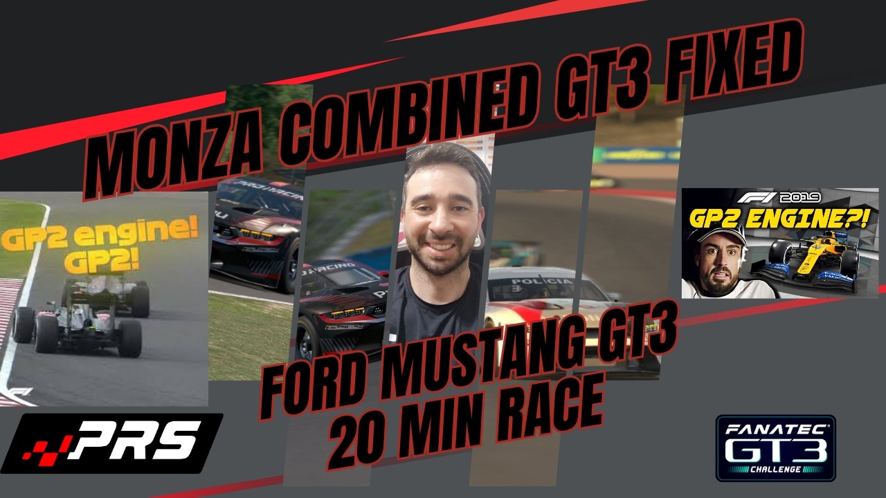 iRacing - Fanatec GT3 Challenge Fixed - Mustang - Monza Combined