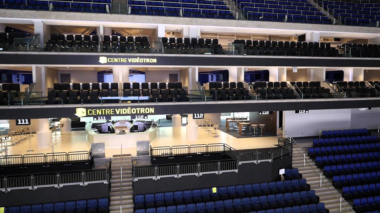 Centre Vidéotron - Vues aériennes intérieures et extérieures par drones
