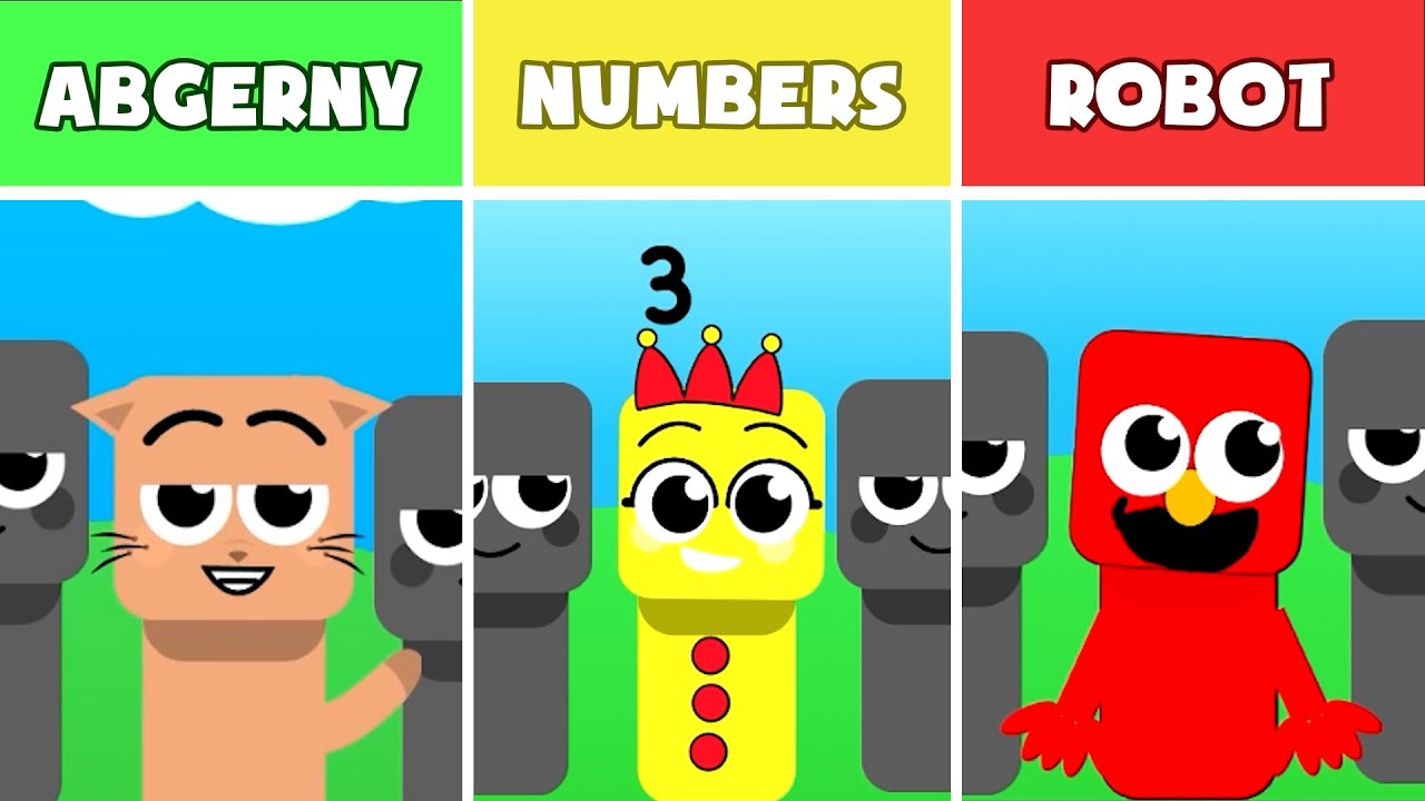 Incredibox: Qoobies Abgerny Vs Numberlocks Vs Robot | Peak Game !!!