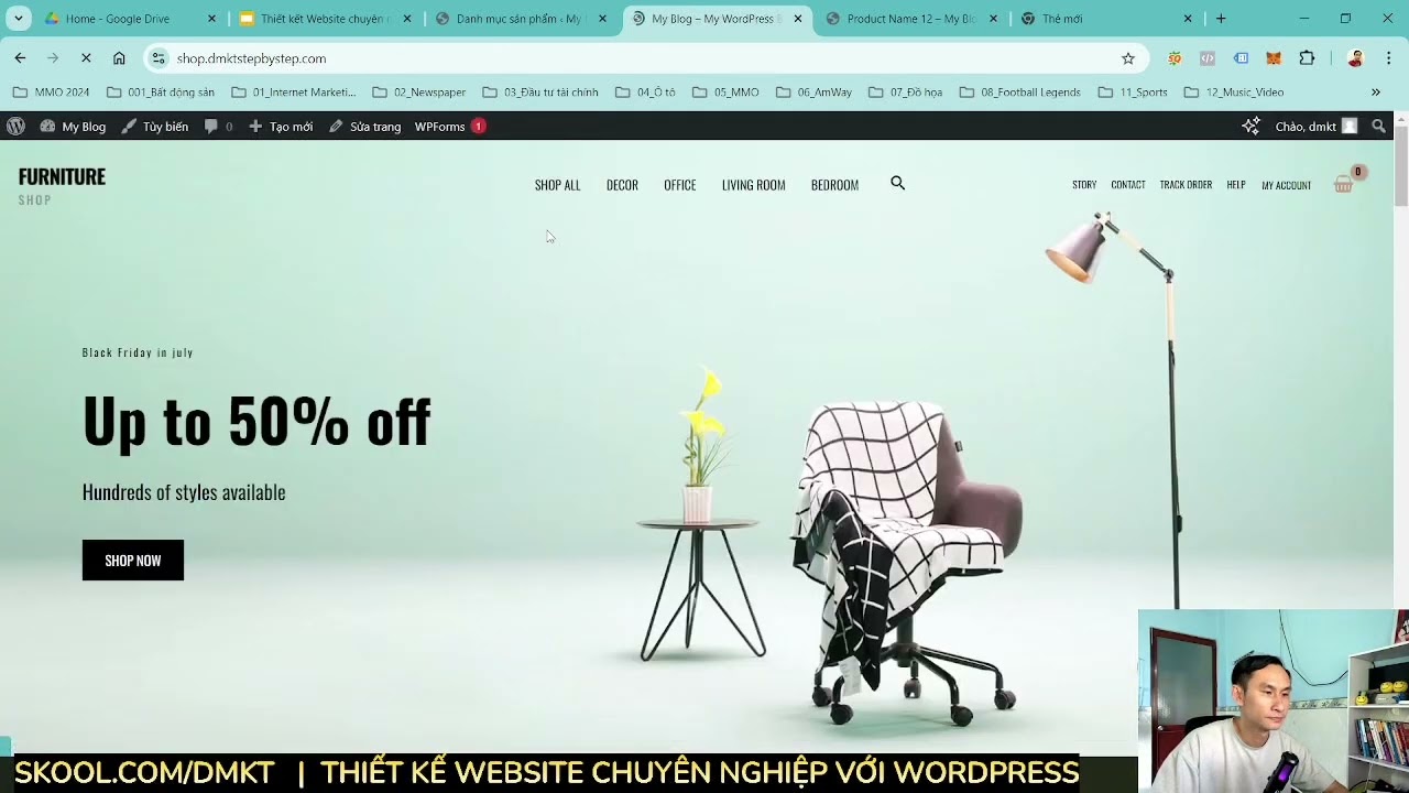 TK Web Wordpress | [Bài 5.1] Tuỳ chỉnh WooCommerce (Cửa hàng Online) | DMKT Step By Step